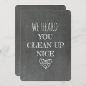 HULP BIJ HET HUWELIJK | Krijtbord Grappig Voorstel Kaart (Voorkant / Achterkant)