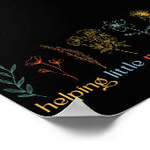  hulp bij het kweken van kleine mijnen poster (Hoek)