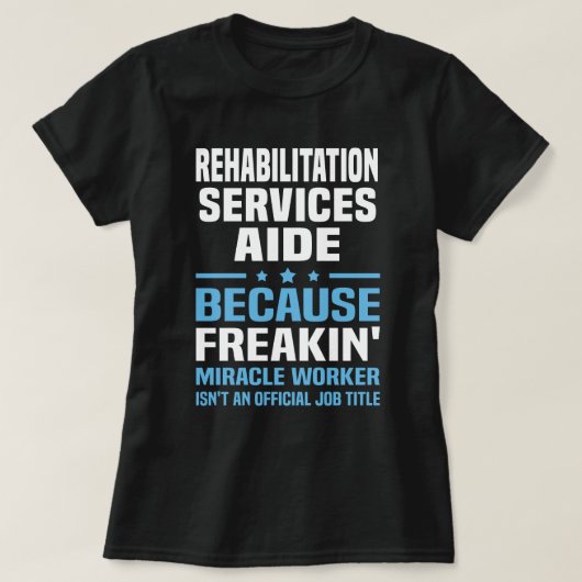 Hulp bij revalidatie t-shirt (Design voorkant)