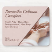 Hulp bij thuiszorgverleners muismat (Voorkant)