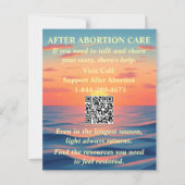 Hulp bij zwangerschap/Bronnen na abortus (Achterkant)