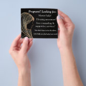 Hulp bij zwangerschap en folder na abortus (Hand)