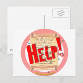 Hulp Briefkaart (Voorkant / Achterkant)