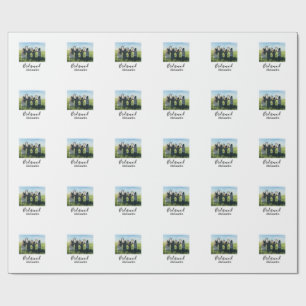 Hulp bruid naam kalligrafie foto cadeau cadeaupapier