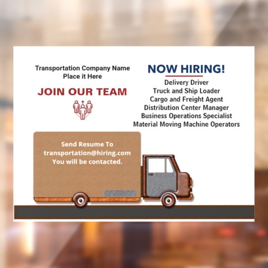 Hulp Gewenst Inhuren Team Vacatures Personaliseren Raamsticker (Vel 2)