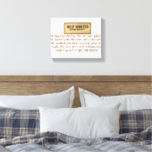 HULP GEZOCHT GEEN IERSE BEHOEFTE TOEPASSEN IERSE W CANVAS AFDRUK (Insitu (Slaapkamer))