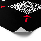 Hulp Gezocht QR-codesignaal voor bedrijven Poster (Hoek)