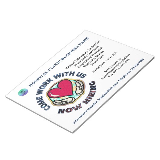 Hulp Gezochte Zaken nu Huren Personaliseert Notitieblok (Schuin)