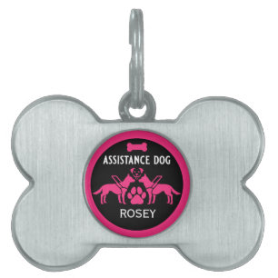 Hulp hond geschenken huisdieren naamplaatje
