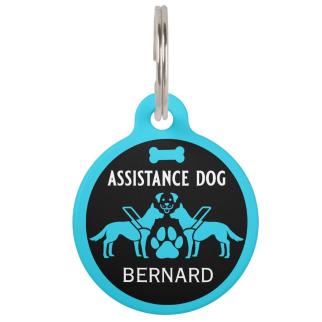 Hulp hond geschenken huisdierpenning (Voorkant)
