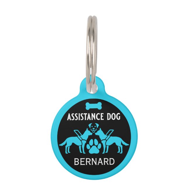Hulp hond geschenken huisdierpenning (Voorkant)