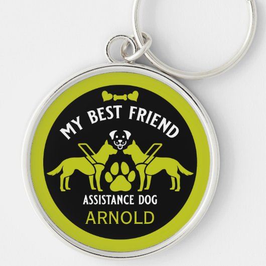 Hulp hond geschenken sleutelhanger (Voorkant)