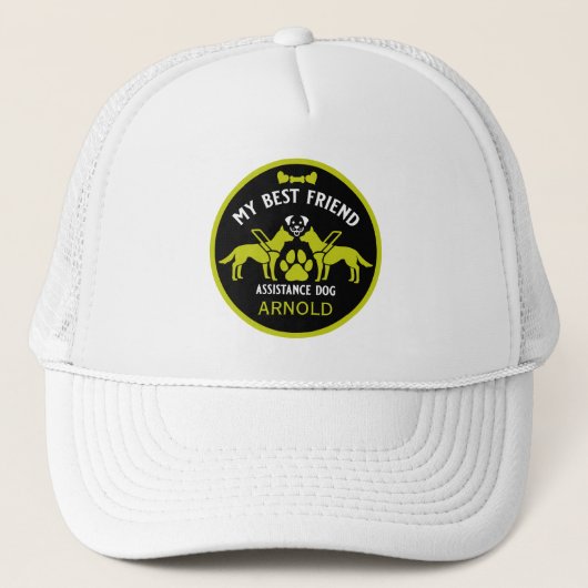 Hulp hond geschenken trucker pet (Voorkant)