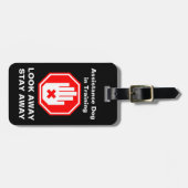 Hulp Hond in Training Hang Label Bagagelabel (Voorkant horizontaal)