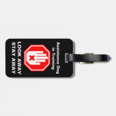 Hulp Hond in Training Hang Label Bagagelabel (Achterkant horizontaal)