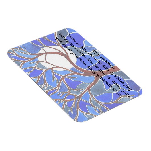 Hulp in tijden van nood - Hebreeën 4:16 - Bijbelve Magneet (Rechterzijde)