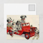 Hulp is onderweg! briefkaart (Voorkant / Achterkant)