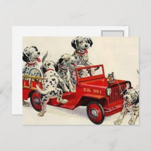 Hulp is onderweg! briefkaart (Voorkant / Achterkant)