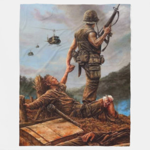 HULP IS ONDERWEG FLEECE DEKEN