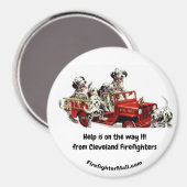 Hulp is onderweg !!! magneet (Voorkant / Achterkant)