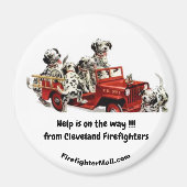 Hulp is onderweg !!! magneet (Voorkant)