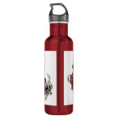 Hulp is onderweg! roestvrijstalen waterfles (Achterkant)