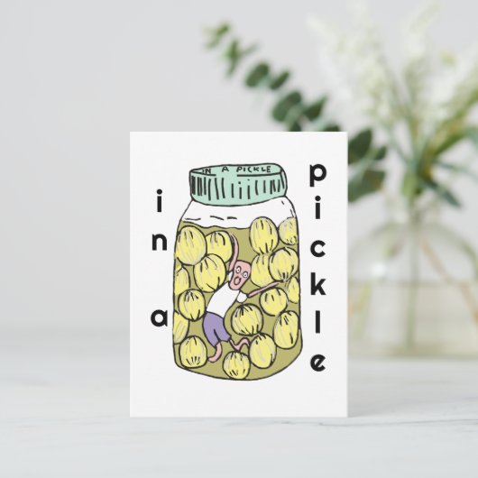 Hulp nodig bij een gebeitelde uigar briefkaart (Staand voorkant)