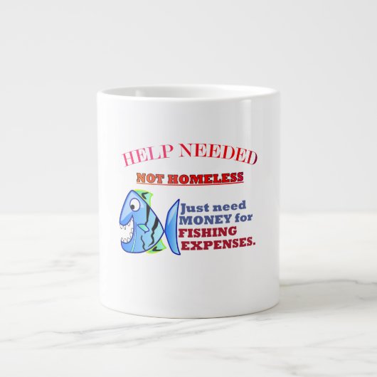 HULP NODIG. GROTE KOFFIEKOP (Voorkant)