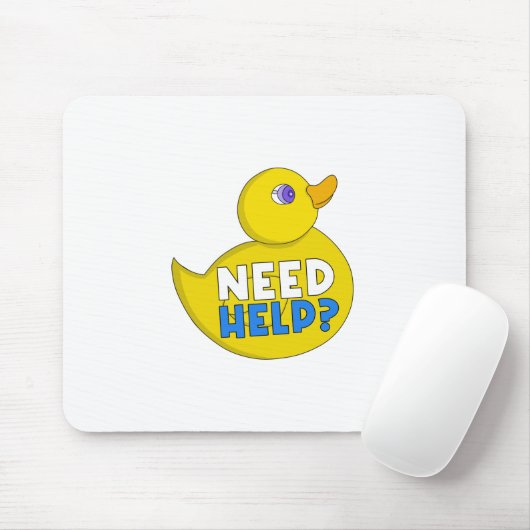 Hulp nodig? muismat (Met muis)
