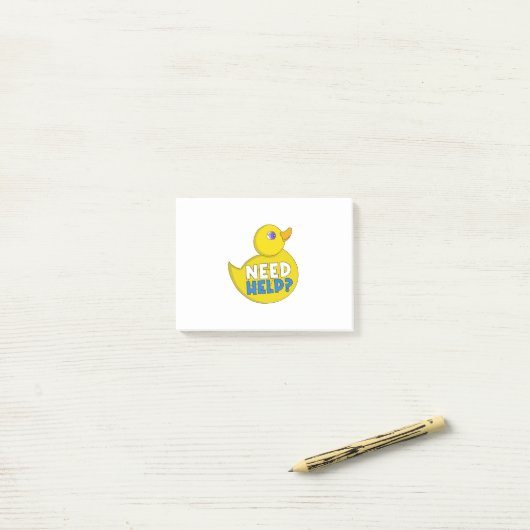 Hulp nodig? post-it® notes (Op bureau)