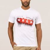 Hulp Puzzelstukken Heren T-Shirt (Voorkant)