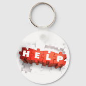 Hulp Puzzelstukken Sleutelhanger (Voorkant)