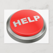 Hulp - Rode Button Briefkaart (Voorkant)