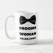 Hulp van de bruidsmeisjesnaam van de bruidegom Tro Koffiemok (Links)