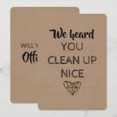 HULP VAN DE BRUILOFT | Originele en Grappige Aanvr Kaart (Voorkant / Achterkant)