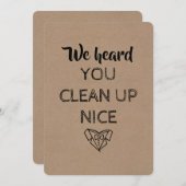 HULP VAN DE BRUILOFT | Originele en grappige huwel Kaart (Voorkant / Achterkant)