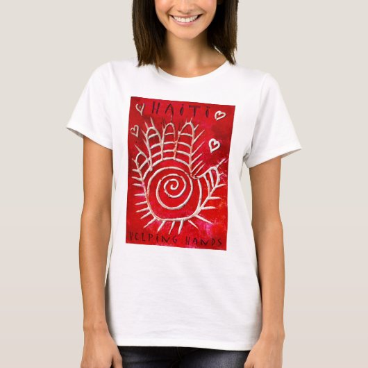 hulp voor Haïti T-shirt (Voorkant)