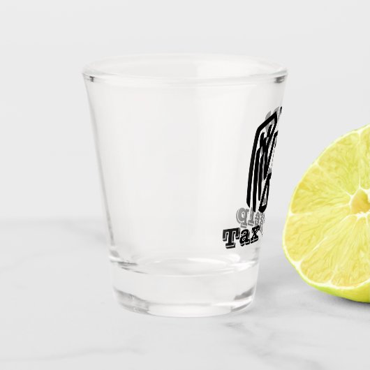 Hulp voor IRS-belasting Shot Glas (Links)
