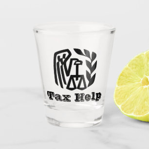 Hulp voor IRS-belasting Shot Glas