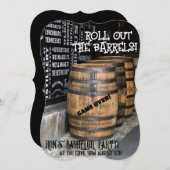 HULPBRANDY WHISKEY VERLOFDE FEEST UITNODIGINGEN (Voorkant / Achterkant)