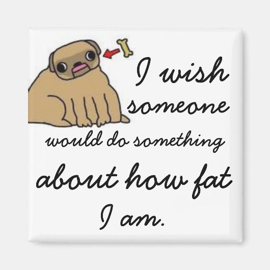 hulpeloze vette magneet (Voorkant)