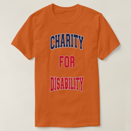 Hulpfonds voor Mensen met een Beperking T-shirt (Design voorkant)