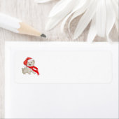 Hulpje van de Kerstman Puppy Poodle / Bichon Mix Etiket (Insitu)