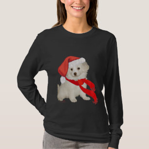 Hulpje van de Kerstman Puppy Poodle / Bichon Mix T-shirt