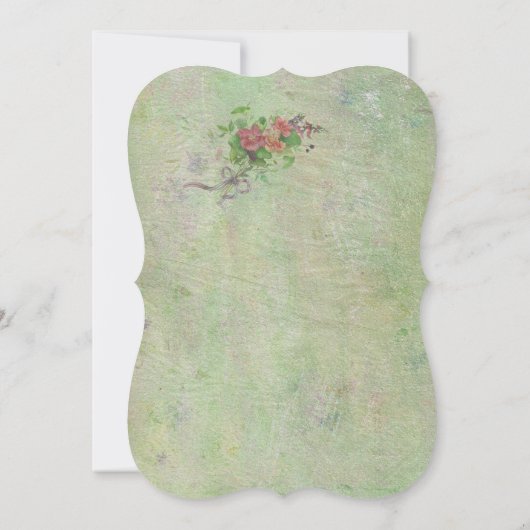 Hulpjuffrouw Sprookjeshuwelijk Botanisch Kaart (Achterkant)