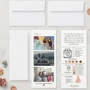 Hulpjuffrouw Voorstel Foto Strip Fotohokje Save The Date