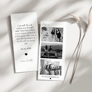 Hulpjuffrouw Voorstel Foto Strip Fotohokje Save The Date