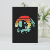 hulplijnen Helmet Silhouette | Las Bedankkaart (Staand voorkant)