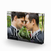 Hulpmiddel voor pasgehuwden Geschenk Modern Koppel Fotoblokken (Rechts)