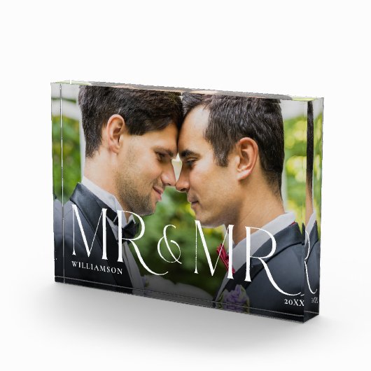 Hulpmiddel voor pasgehuwden Geschenk Modern Koppel Fotoblokken (Rechts)